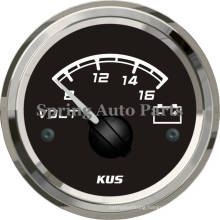 Sq High Quality 52mm 12V Voltmeter 8-16V with Backlight